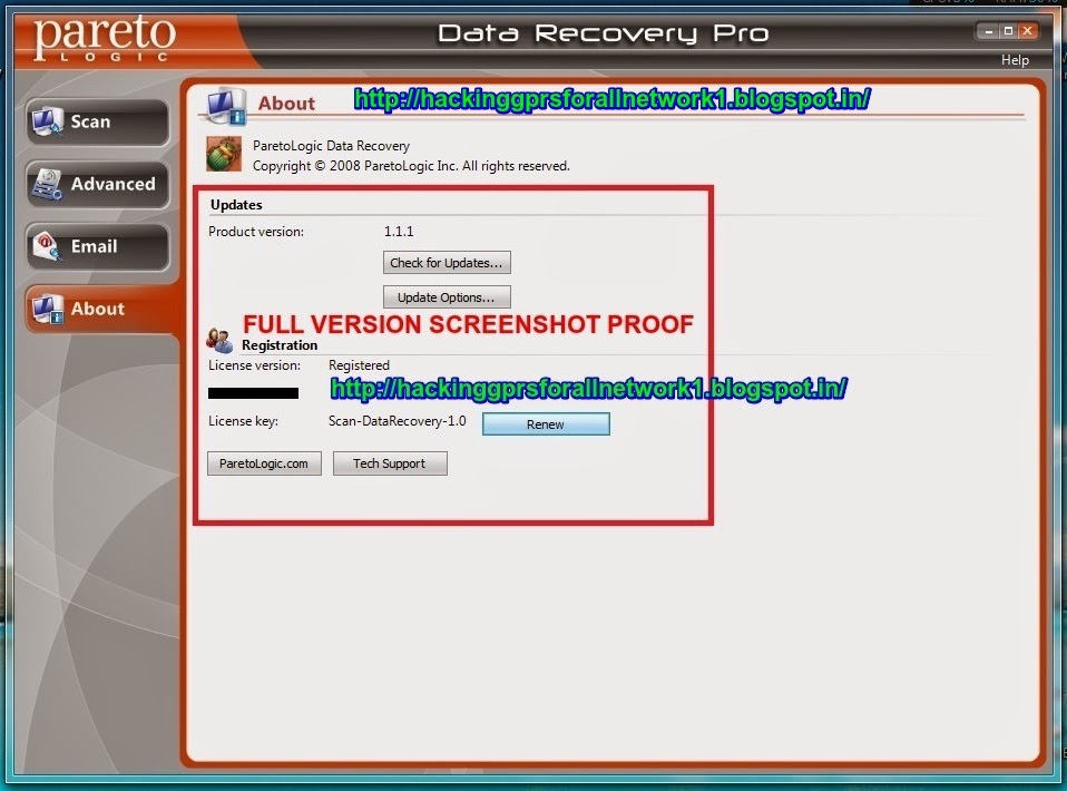 licence key of hi5 recovery